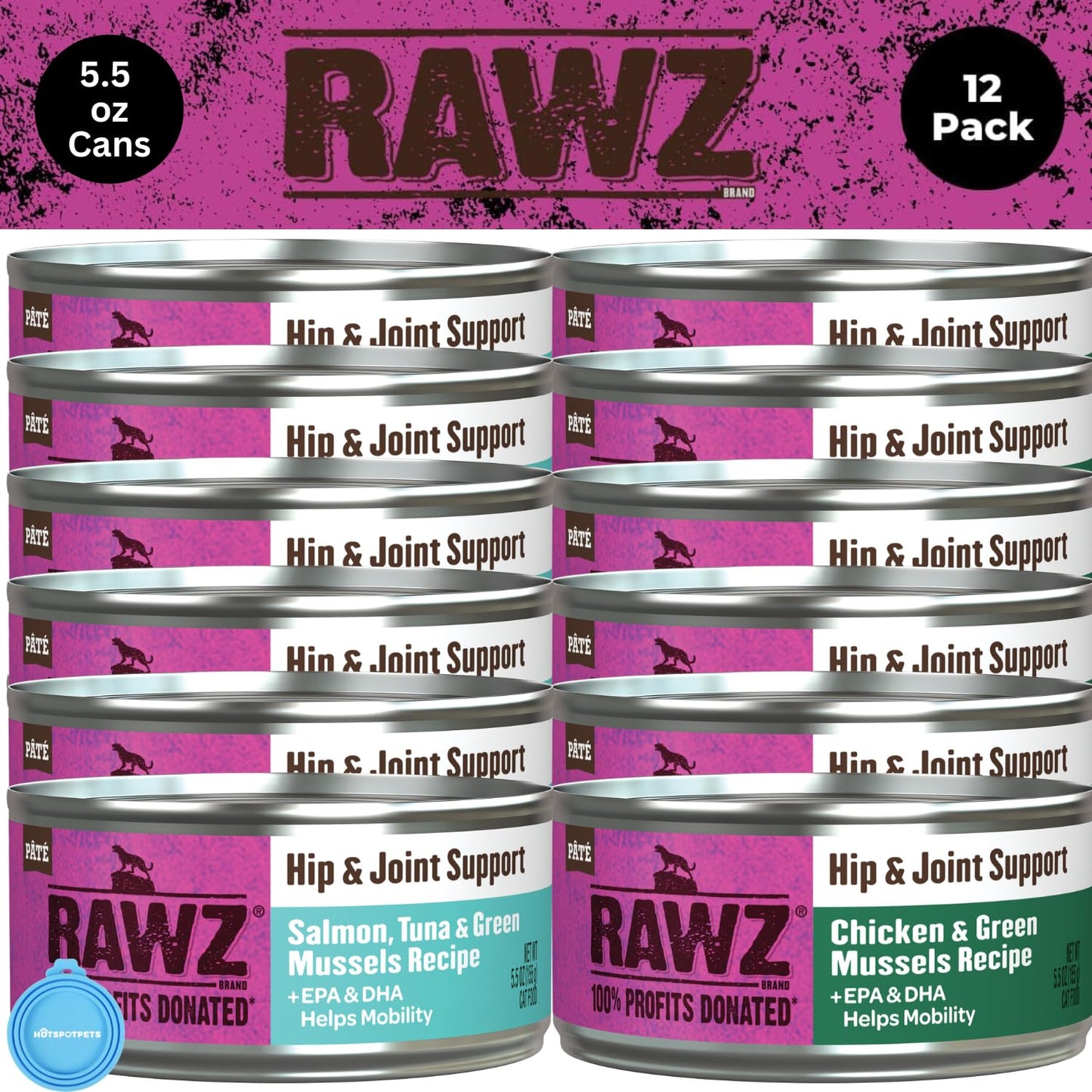 Wellness CORE Natural Grain Free Mini Meals Shredded Variety Pack, 3-Ounce (Pack of 12)