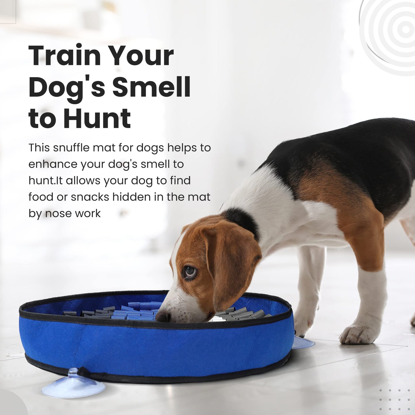 TOMAHAUK Snuffle Mat for Dogs Small and Large Breed – Interactive Feed Game/Cat Dog Puzzle Toy That Helps with Stress Relief, Foraging Skills, Brain Stimulation and Boredom Dog Enrichment Toys