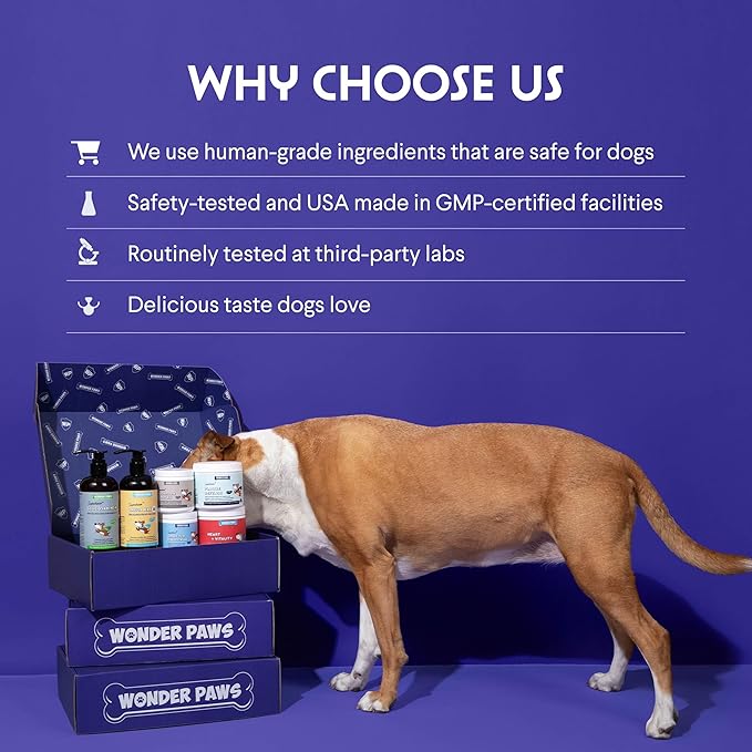 Premium Multivitamin for Dogs Daily Multi for Immune, Mood, Joint, Skin, Heart & Digestive Health - 21 in 1 Dog Multivitamins for Optimal Health Essential - 60 Multivitamin Dog Chews