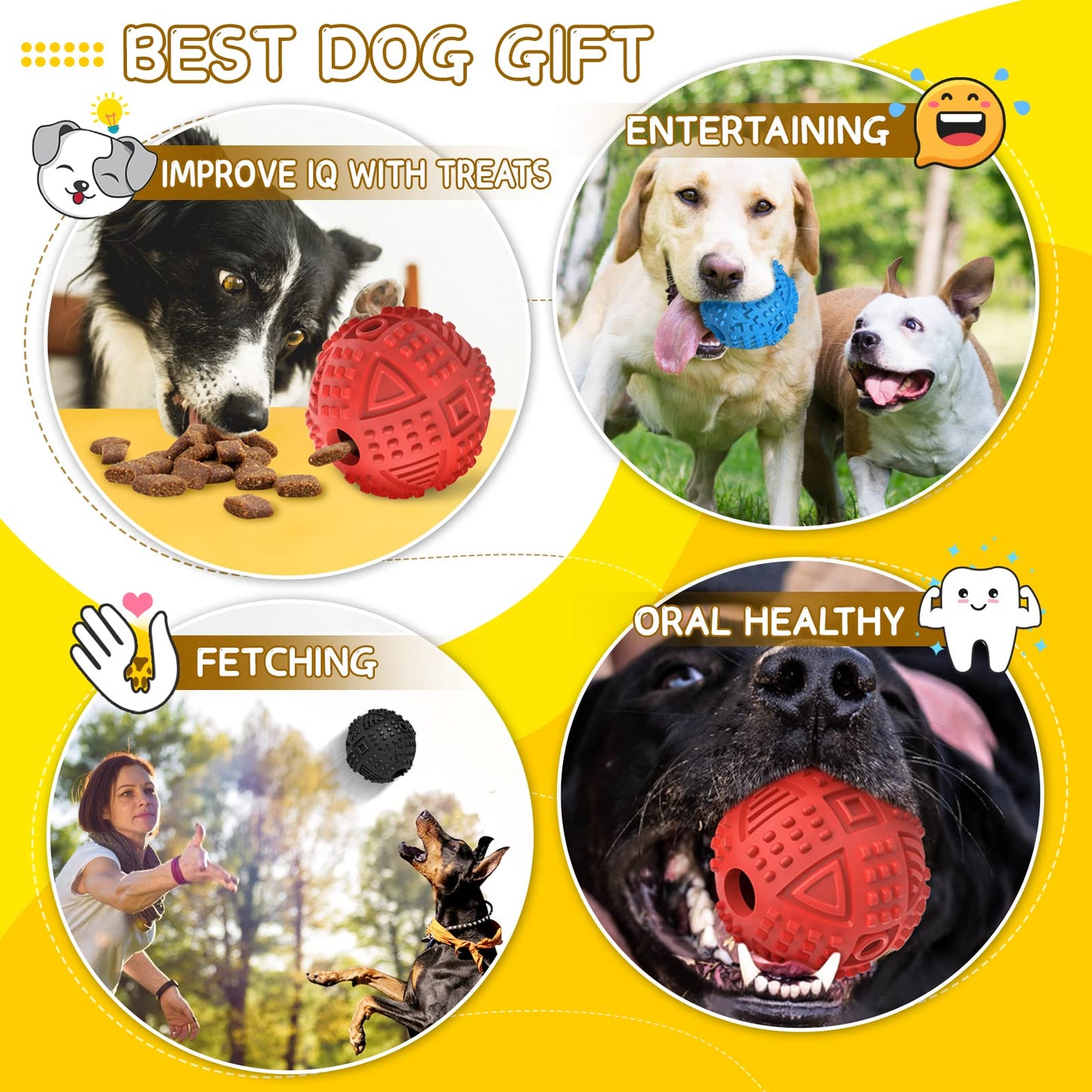 Femont Snuffle Mat for Medium Dogs,Silicone Slow Feeder Lick Mat for Dogs Slow Eating,Encourages Natural Foraging Skill,Interactive Feed Game Toy Lick Mat Bowl for All Breed Dog