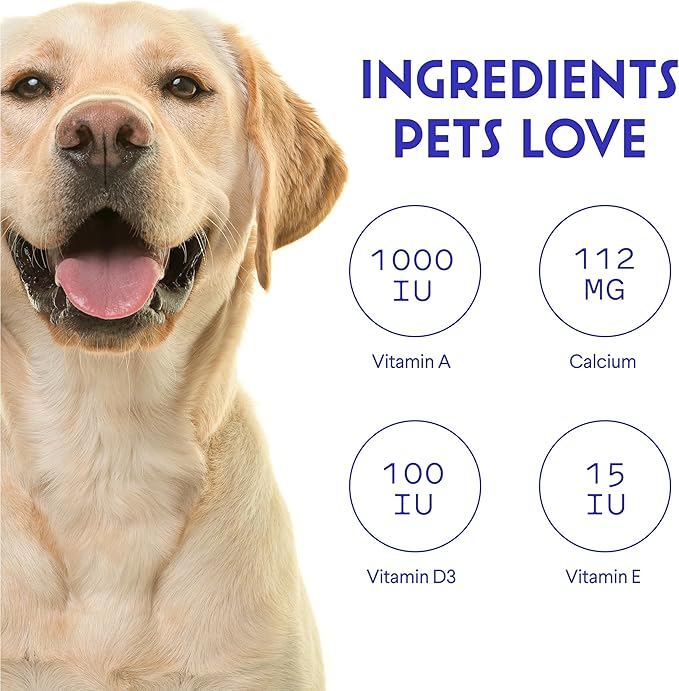 Premium Multivitamin for Dogs Daily Multi for Immune, Mood, Joint, Skin, Heart & Digestive Health - 21 in 1 Dog Multivitamins for Optimal Health Essential - 60 Multivitamin Dog Chews