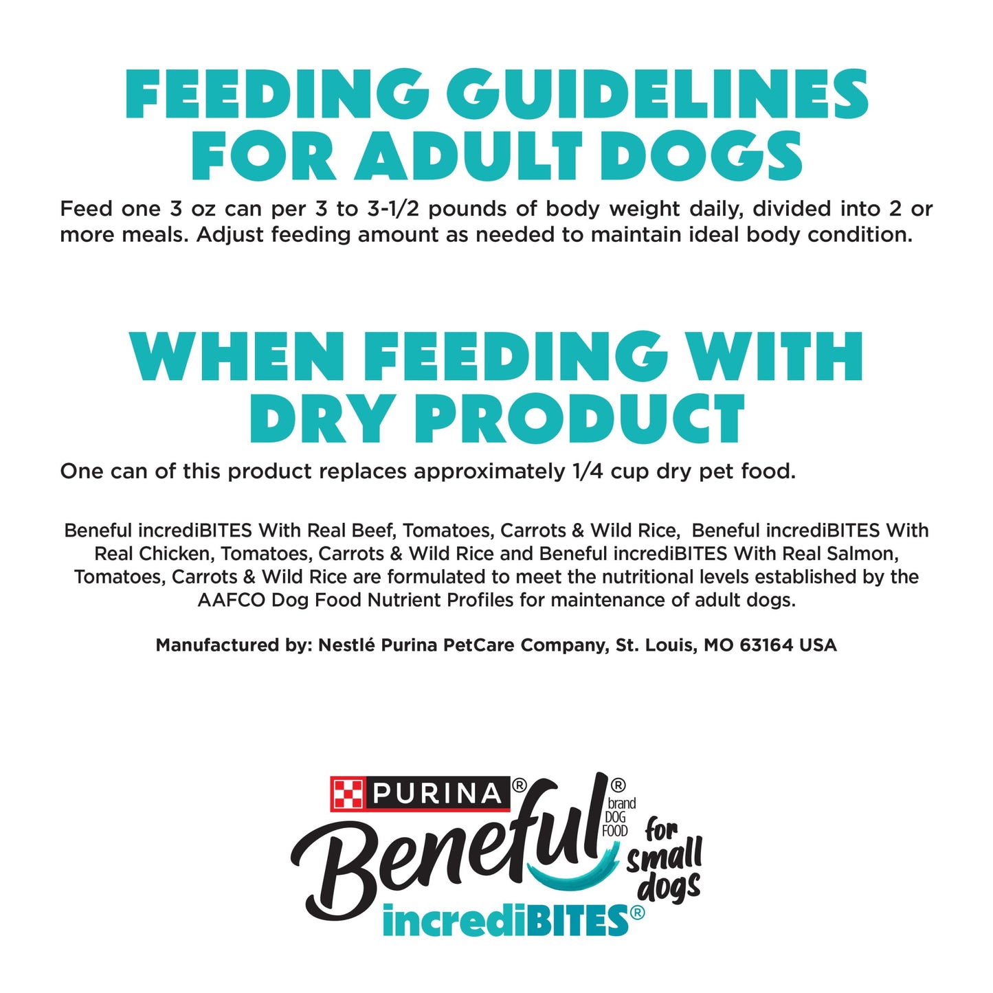 Purina Beneful Small Breed Wet Dog Food Variety Pack, IncrediBites - (2 Packs of 12) 3 oz. Cans