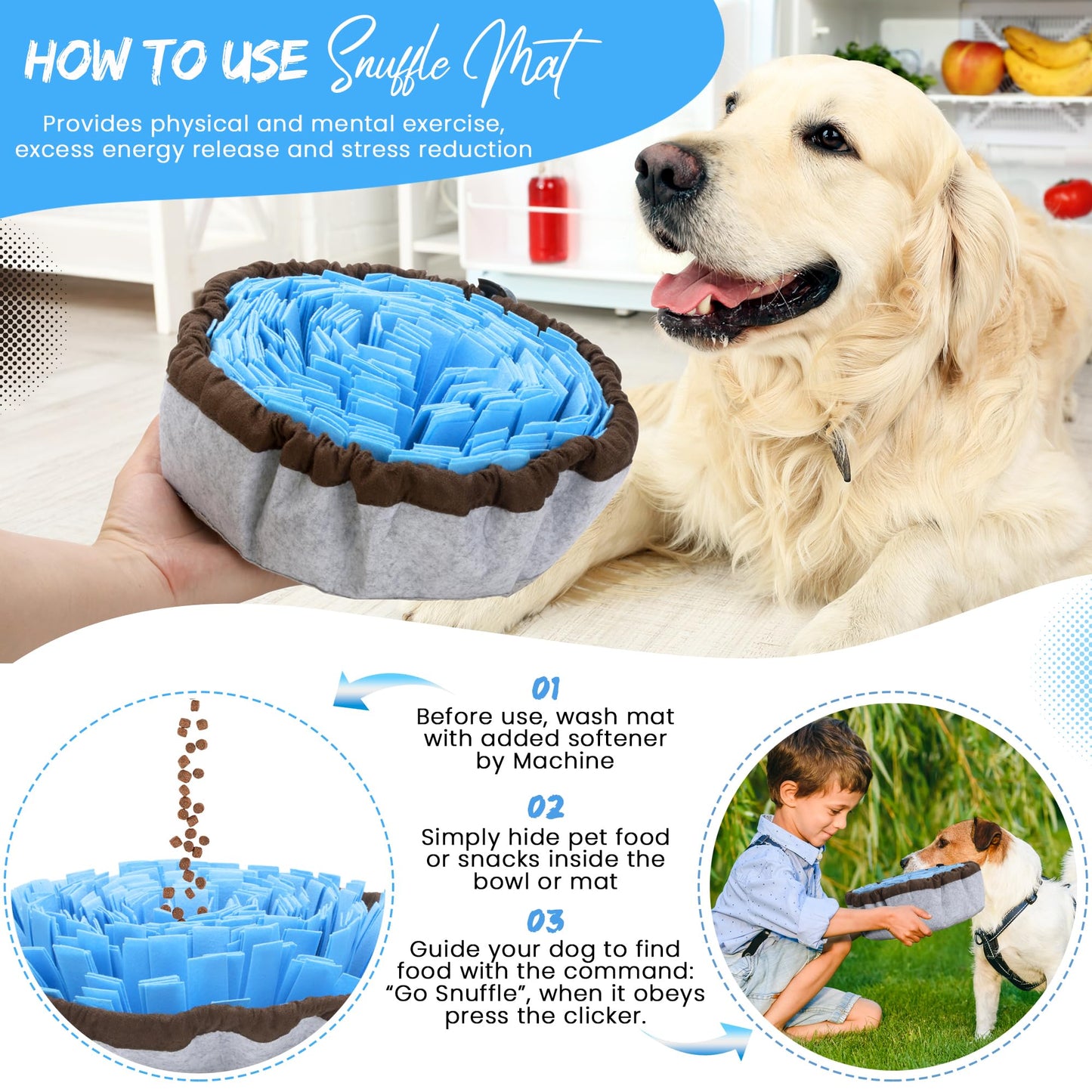 Meifsou Dog Anxiety Vest, Skin-Friendly Thunder Jacket for Dogs, Dog Calming Shirt for Thunder, Fireworks, Vet Visits and Separation - Keep Pet Calm Without Medicine & Training, Anti Anxiety for Dogs