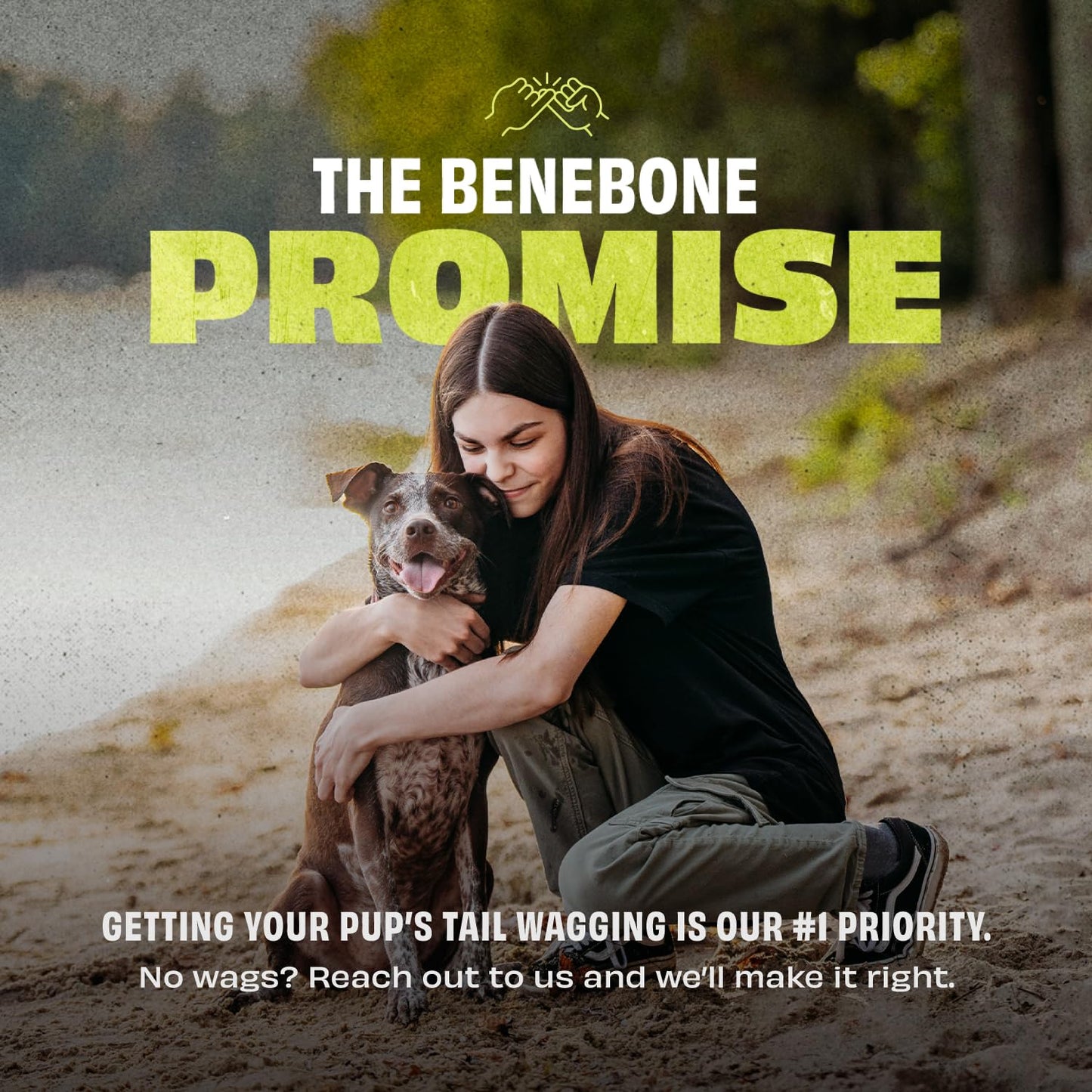 Benebone Natural Rubber Tug Interactive Dog Toy, Natural Rubber