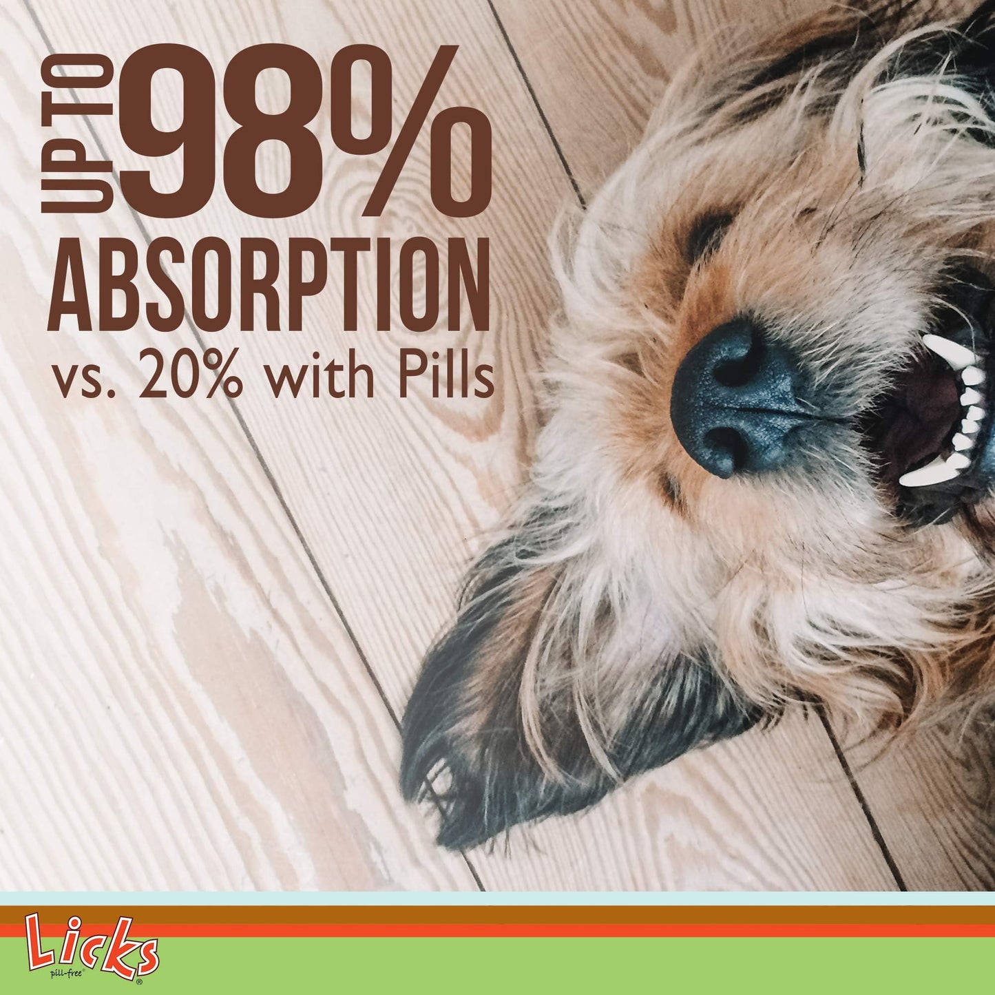 Licks Pill Free Zen Dog Calming - Calming Aid Supplements for Aggressive Behavior & Nervousness - Treats for Stress Relief & Dog Health - Gel Packets - Braised Beef Flavor, 15 Use