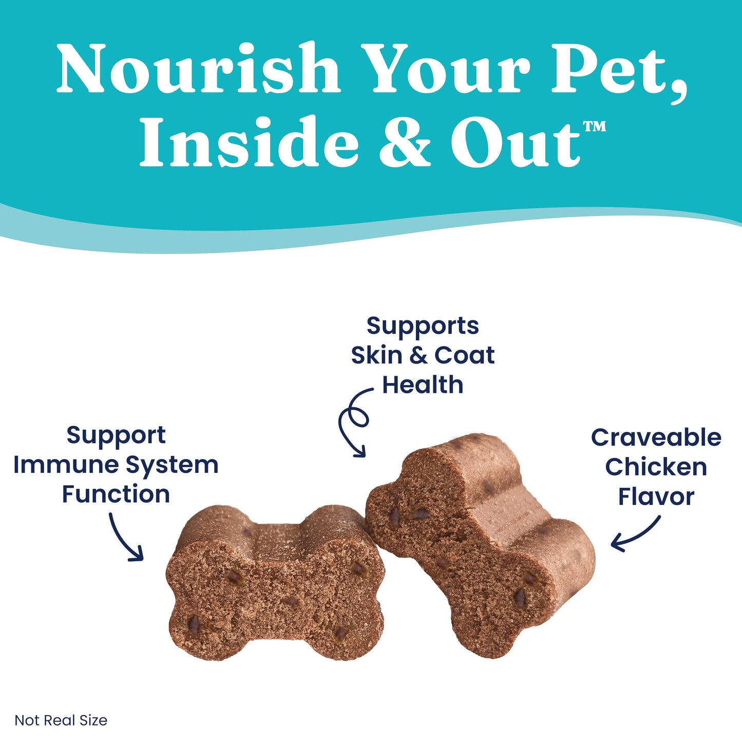 Solid Gold Omega 3 Fish Oil for Dogs Soft Chews - Chicken Flavored Omega 3 for Dog Skin & Coat Health - Vitamin C, E & Biotin Chews for Dry Skin, Immune Support & Itch Relief for Dogs - All Ages 120ct
