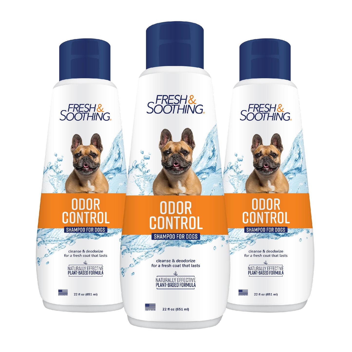 Naturel Promise Fresh & Soothing Odor Control Refreshing Shampoo for Pets, 22oz (Pack of 3)
