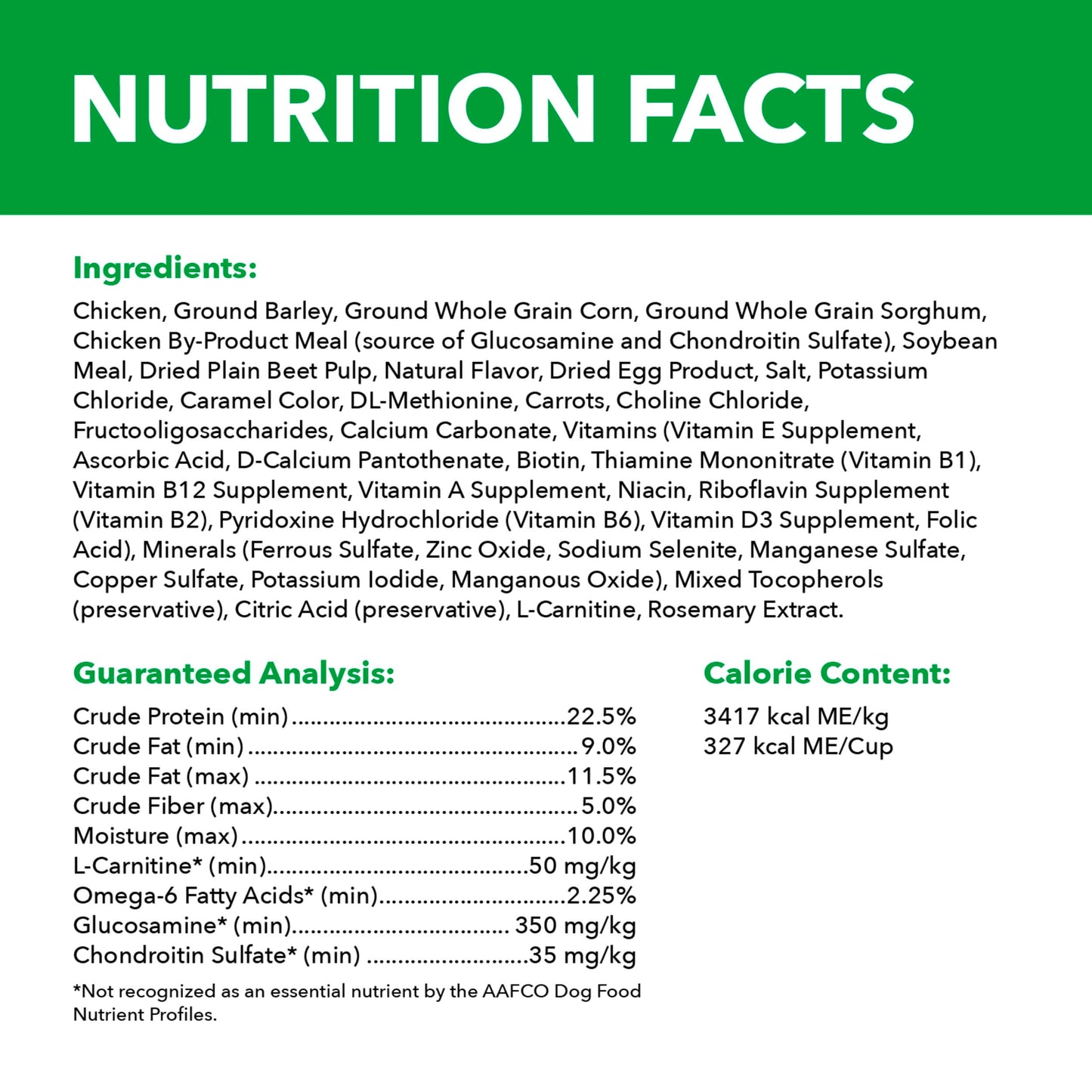 IAMS Proactive Health Healthy Weight Control Large Breed Adult Dry Dog Food with Real Chicken, 29.1 lb. Bag