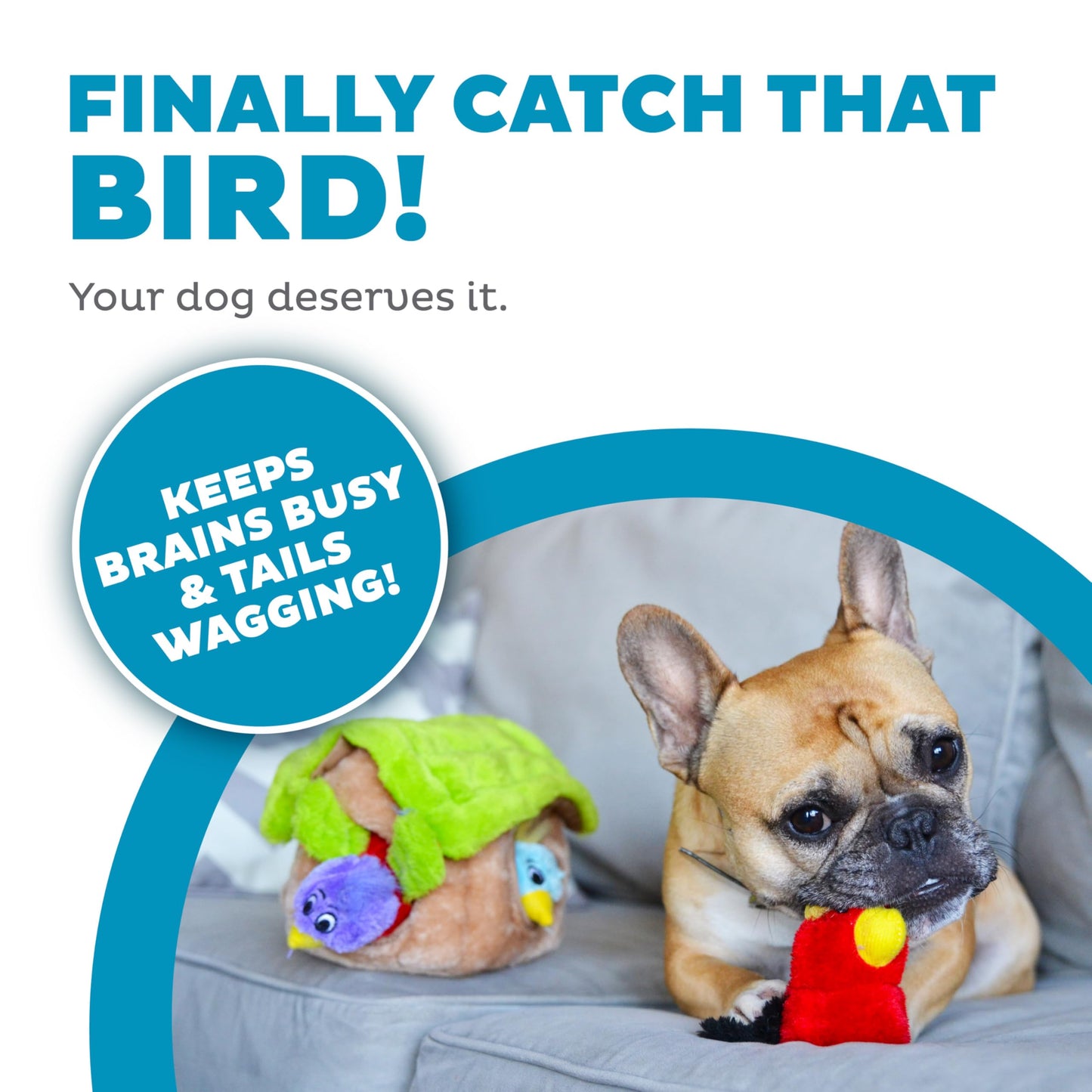 Outward Hound Hide A Bird Plush Dog Toy Puzzle