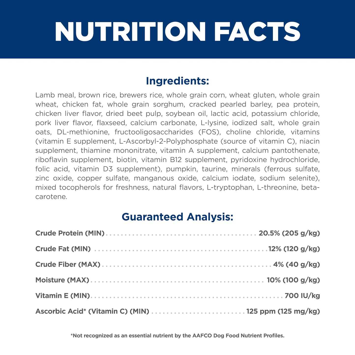 Hill's Science Diet Small & Mini, Adult 1-6, Small & Mini Breeds Premium Nutrition, Dry Dog Food, Lamb & Brown Rice, 4.5 lb Bag