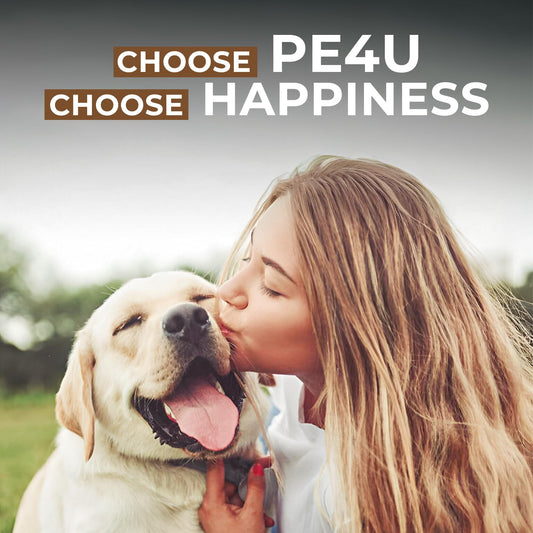 PE4U Natural Pet Shampoo for Dogs & Cats – Smooth Coat, Reduce Shedding & Odor Control – Coconut & Olive Oil Formula - Safe for Sensitive Skin, Hypoallergenic, Relieve Dry Skin - [Shampoo + Ear Drop]