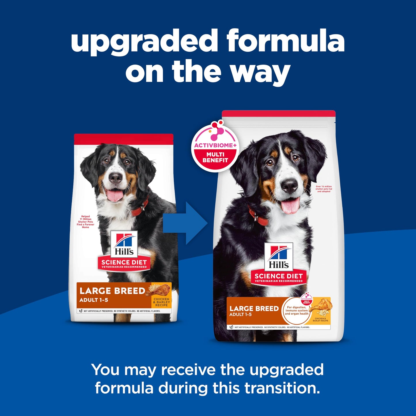 Hill's Science Diet Large Breed Adult Dry Dog Food 1-5, Quality Protein for Joint Support & Lean Muscles, Chicken & Barley, 35 lb. Bag