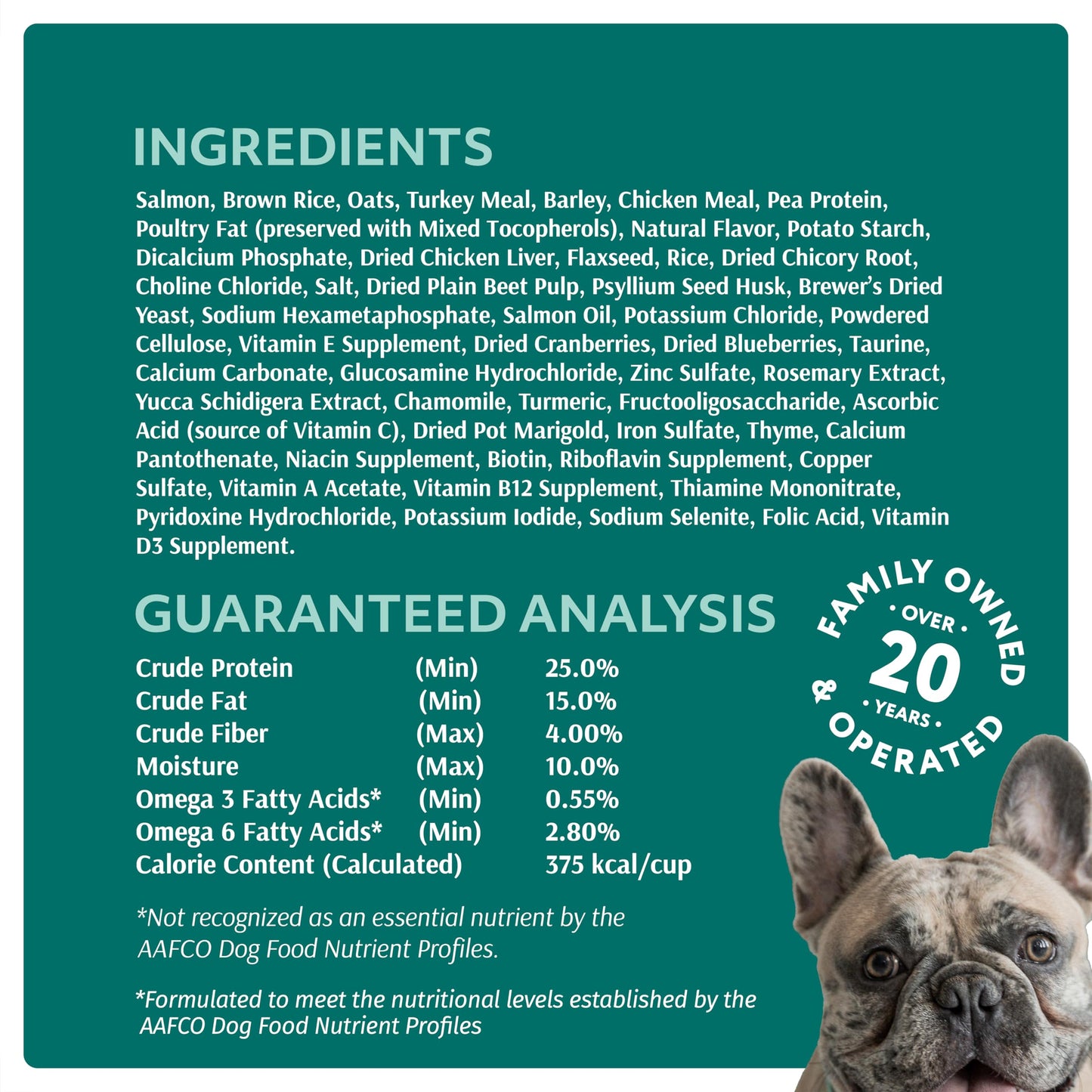 Optimeal Toy Breed Dry Dog Food – Small Kibble for Small Dogs, High Protein, Natural Ingredients, Skin & Digestive Support, Premium Nutrition – Salmon & Brown Rice, 8.8 lbs