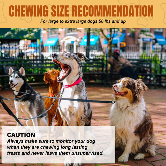 Amzey 10" Rawhide Retriever Rolls Dog Chews Treats, Duck Wrapped Rawhide Bones Long-Lasting for Large Dogs 50lbs Up, All Natural Duck Basted Dog Rawhide Chews, 5 Count