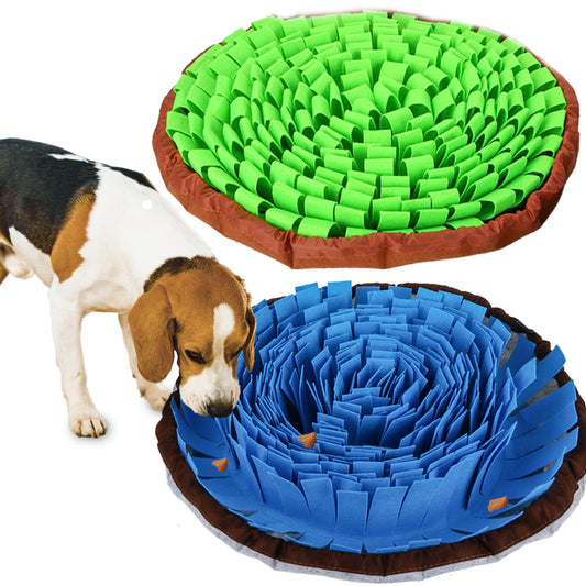 DiDiBirDi 2-Pack Snuffle Mat for Dogs, Adjustable Size Encourages Natural Foraging Skills for Cat and Rabbit or Other Pet