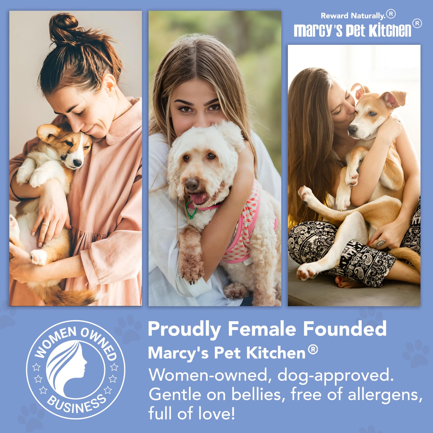 Marcy's Pet Kitchen-Diabetic- All Natural, Crunchy, Peanut Butter Dog Treats - Vet Approved- No Preservatives-Vegan, Gluten Free, Human Grade - Crunchy-Made in The USA, Healthy Peanut Butter Treats