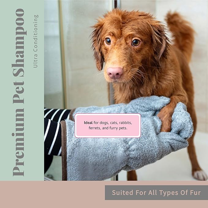 Begley's No Rinse Waterless Pet Shampoo, Bathless Cleaning, Deodorizing, and Odor Removal for a Shiny, Fresh Smelling Coat - Effective for Dogs, Puppies, and Cats - Refill, Fresh Tea Tree