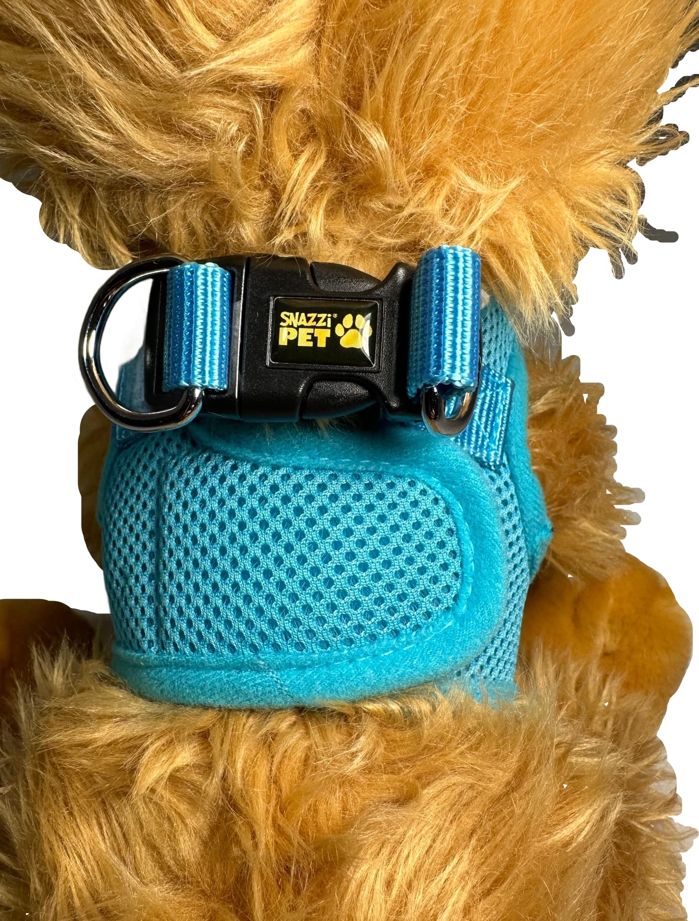Snazzi Pet Soft No Pull Step-in Dog Harness Small Dog XXS XS Vest for Teacup, Chihuahua, Yorkie, Pomeranian Dog Vest Harness for Puppy SkyBlue Mesh Comfy (2-4 lbs)
