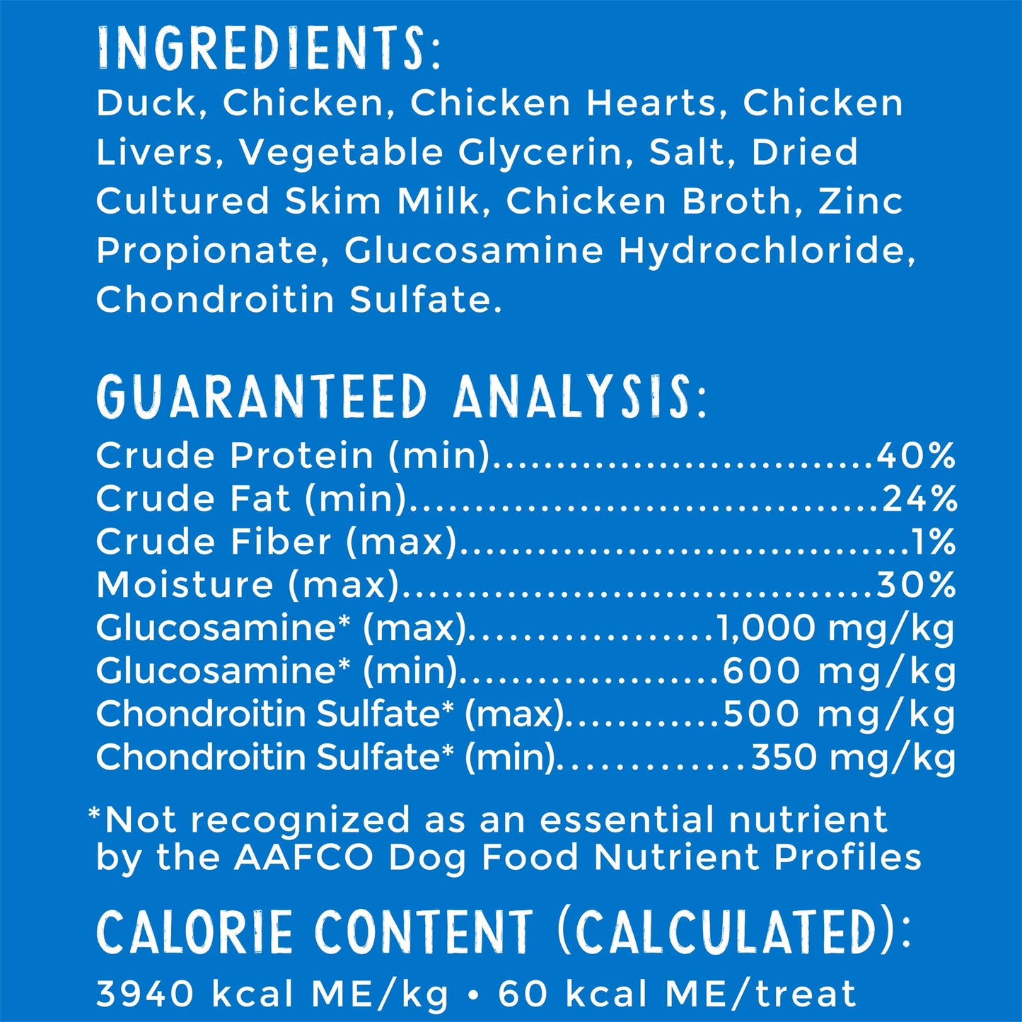 Happy Hips Jerky Dog Treats, Duck, 20 oz. Pouch