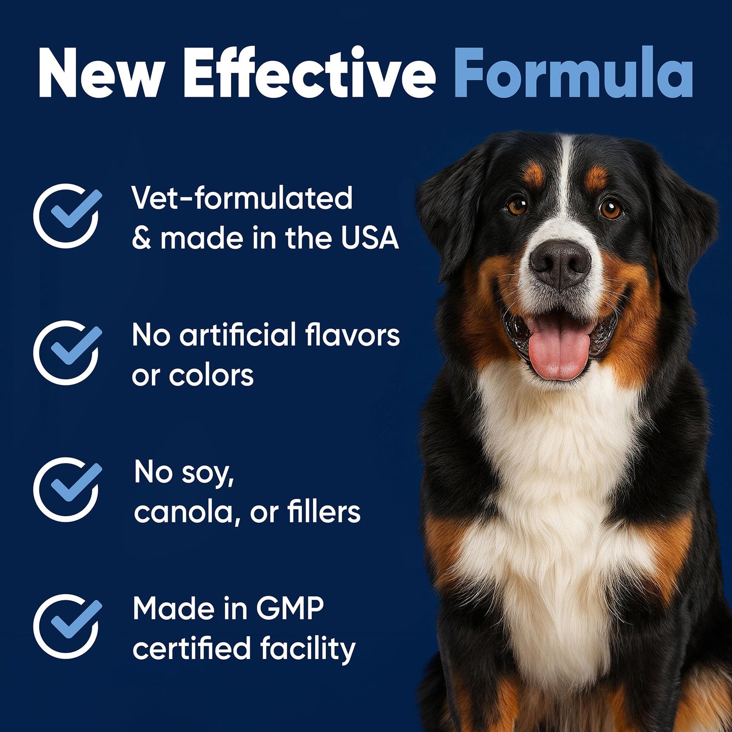 Woofy Advanced Strength Hip & Joint Health Supplement for Dogs - with Glucosamine, Chondroitin, MSM and Omega 3, 90 Flavored Chews for Small and Medium Dog Breeds