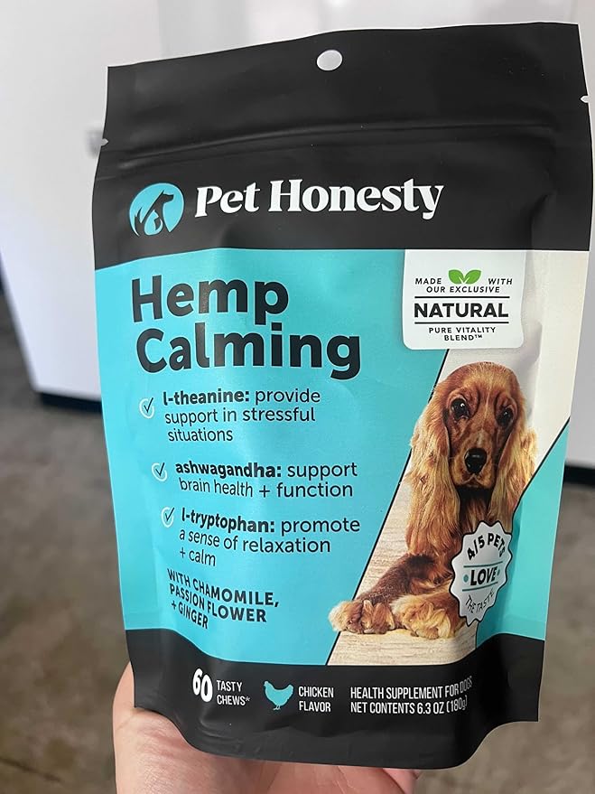 Pet Honesty Calming Fresh Sticks for Dogs – Dental Chews to Support Relaxed Behavior, Oral Health, and Fresh Breath – (30 ct)