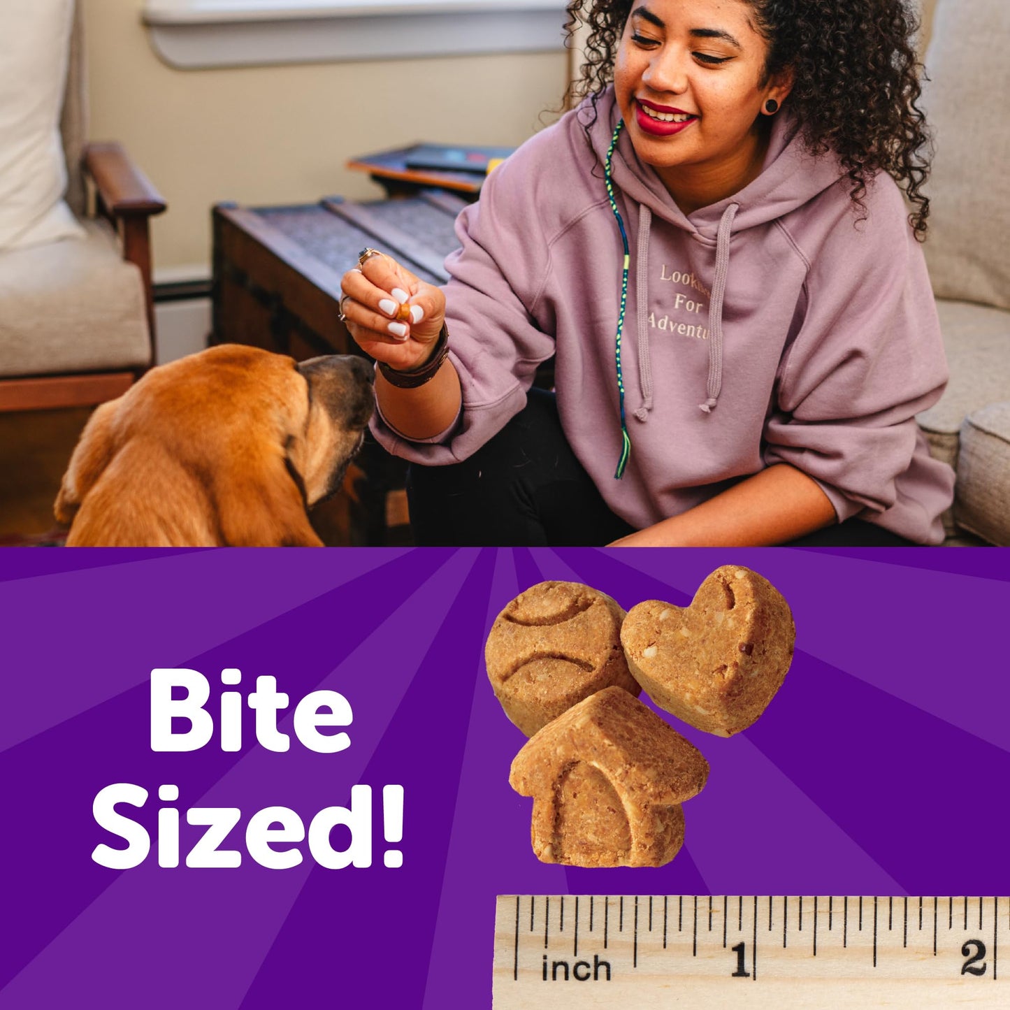 Wellness Puppy Treats, Natural, Training Treat, Grain Free, Crunchy Chicken & Carrot (6 Ounce Bag)