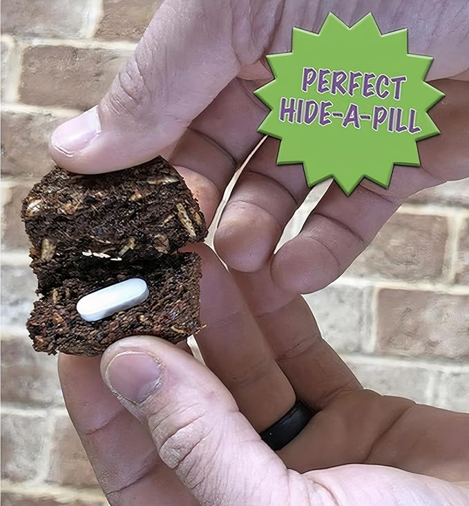 Horse Treats - 1 lb Pail - Effortlessly Give Medications with Our Soft Baked Treats - Training Treats are The Perfect Motivator - No Additives or Preservatives