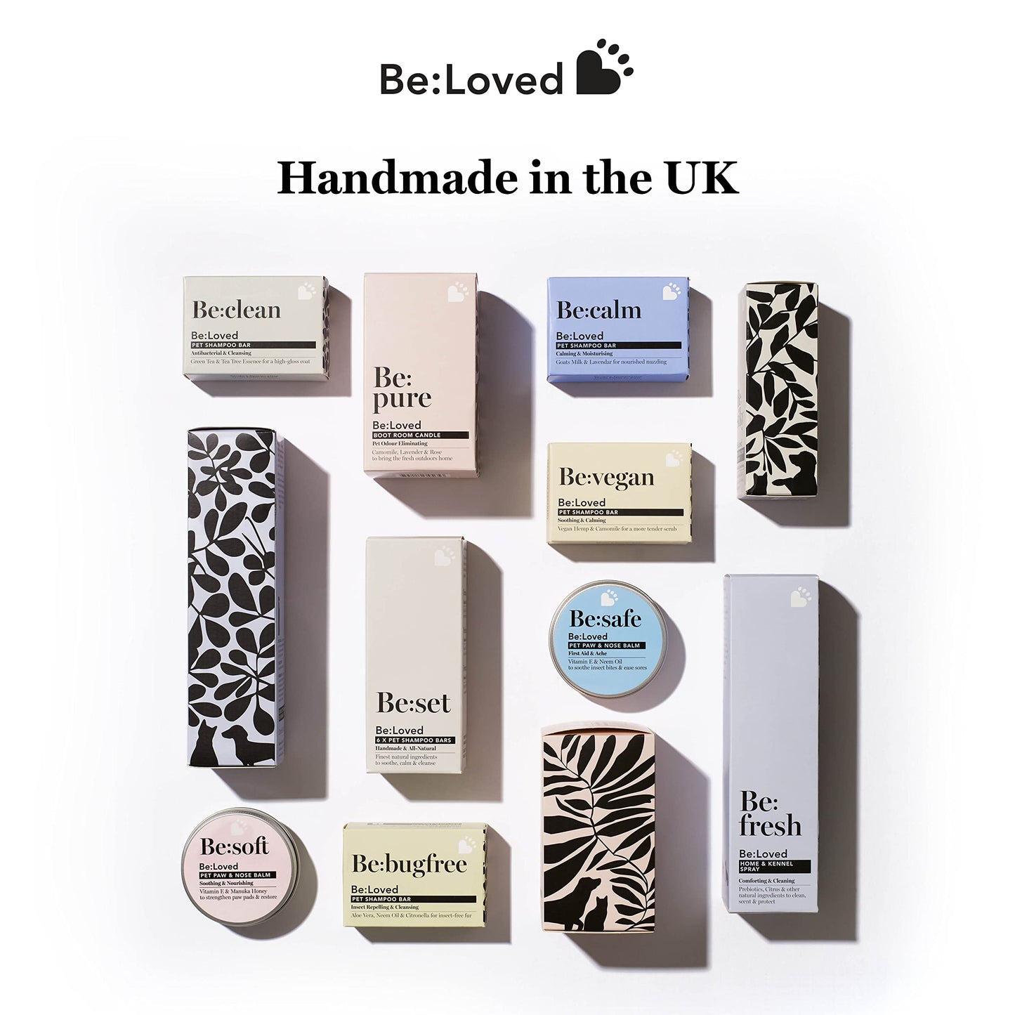BeVegan Hypoallergenic Dog Shampoo for Sensitive Skin, Soothing & Calming Natural Ingredients Vegan Hemp & Camomile, Handmade in The UK - 110g Soap Bar