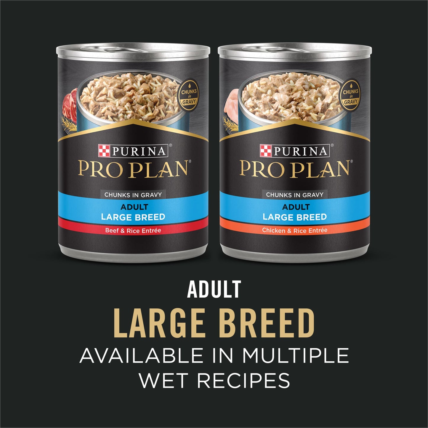 Purina Pro Plan Large Breed Dry High Protein Dog Food with Probiotics for Dogs, Beef and Rice Formula - 34 lb. Bag