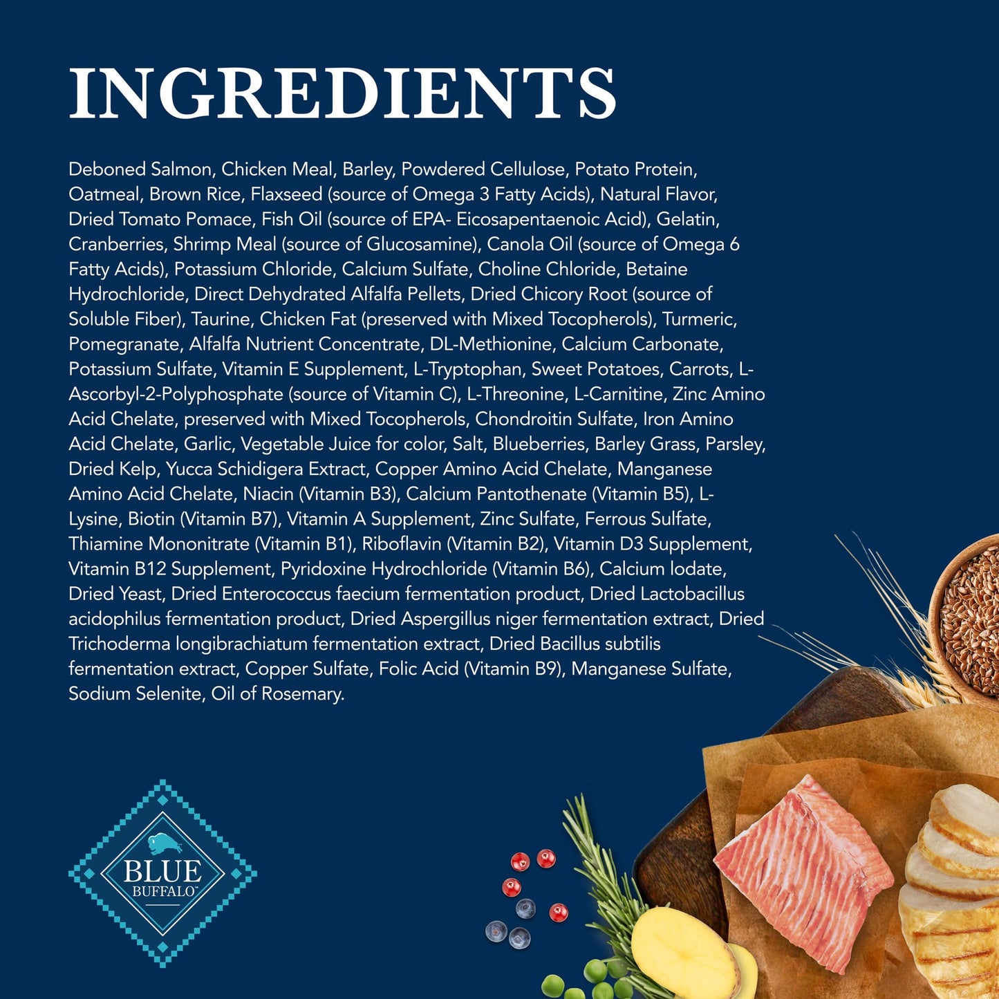 Blue Buffalo Natural Veterinary Diet W+M Weight Management + Mobility Support Dry Dog Food, Veterinarian Prescription Required, Salmon, 6-lb. Bag