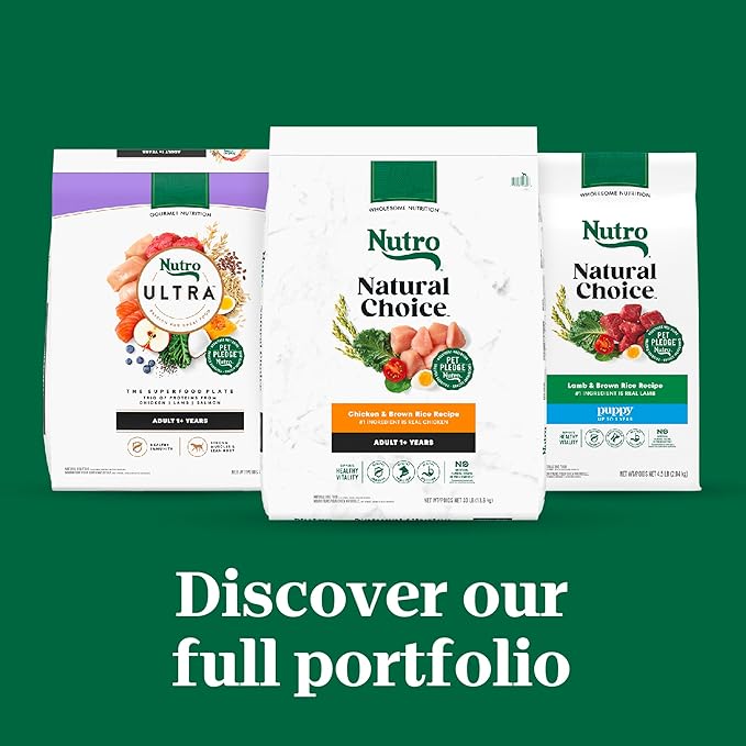 Nutro Natural Choice Large Breed Puppy Dry Dog Food, Chicken and Brown Rice Recipe, 13 lbs.
