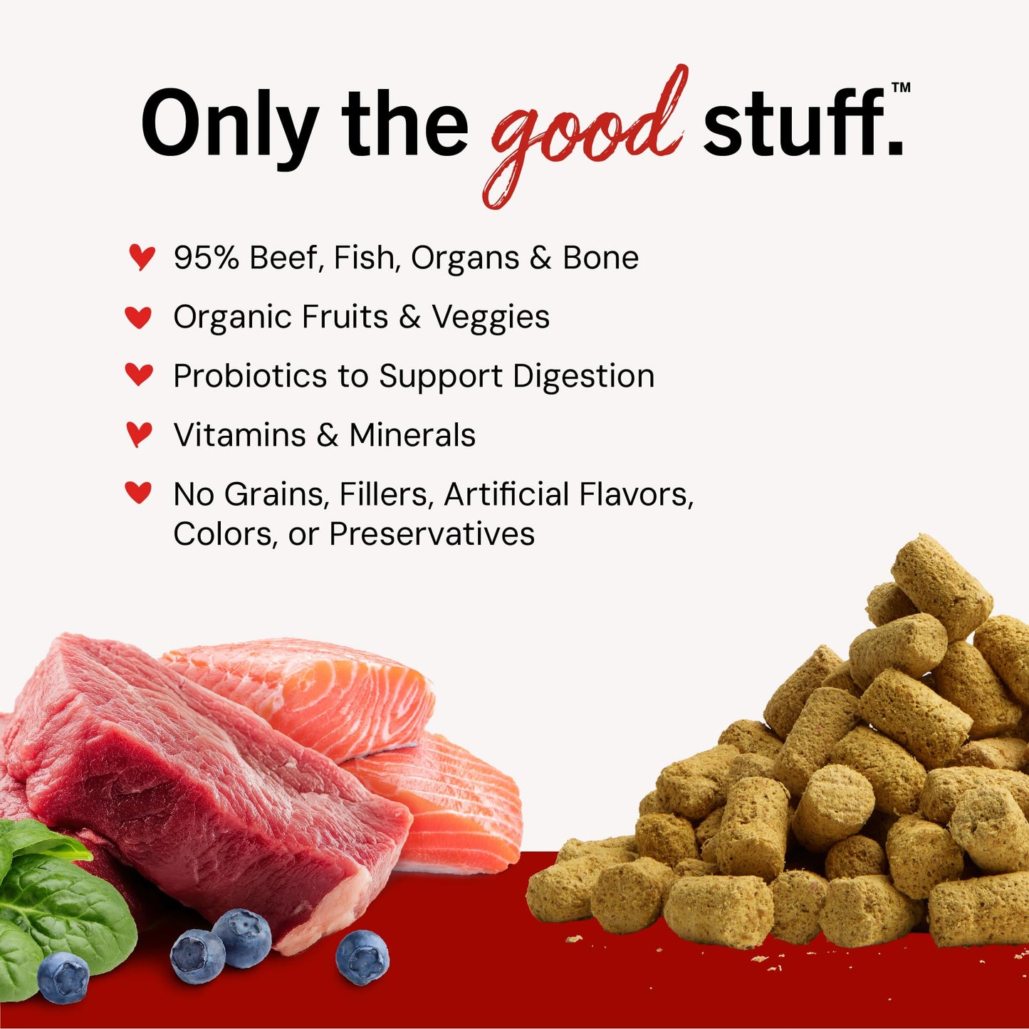 Stella & Chewy's Freeze Dried Raw Meal Mixers – Crafted for Puppies – Grain Free, Protein Rich Perfectly Puppy Beef & Salmon Recipe – 18 oz Bag