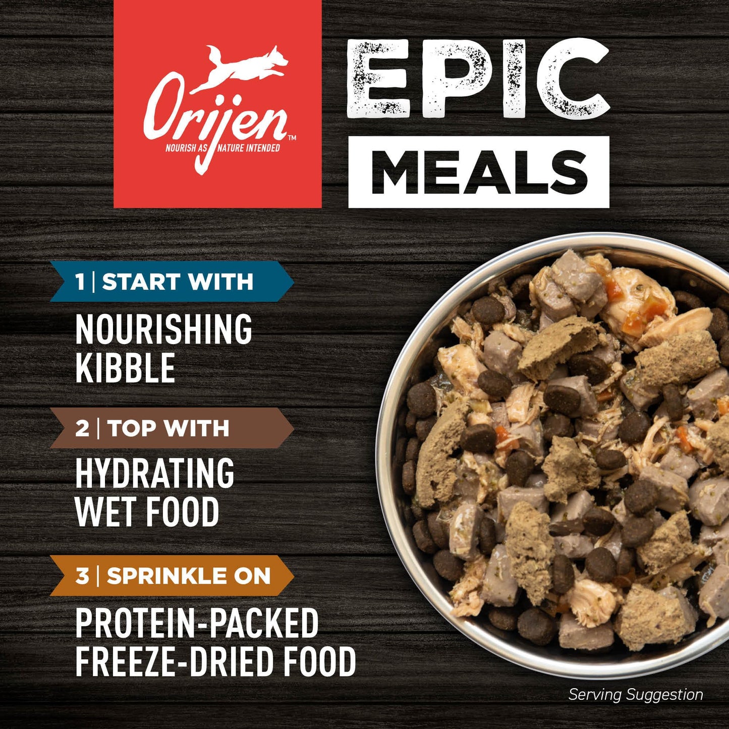 ORIJEN Amazing Grains High Protein Dry Dog Food Six Fish Recipe 4lb Bag