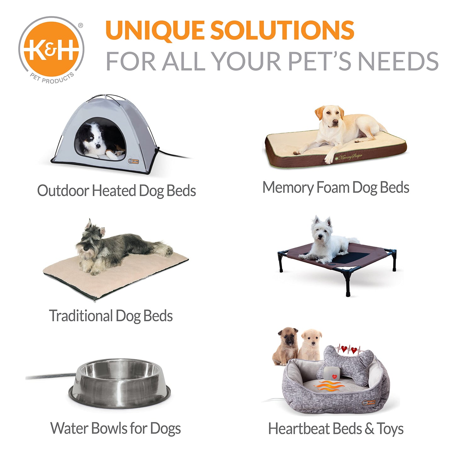 K&H Pet Products Mother's Heartbeat Calming Dog Toy Heart Pillow Red Medium Breed Heartbeat 8 Inch