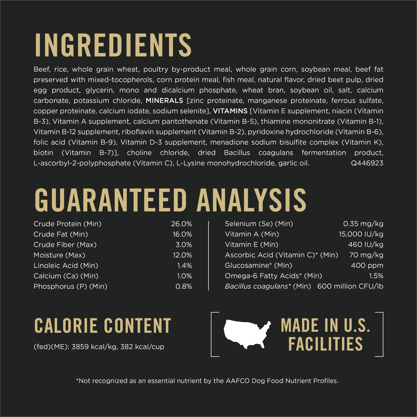 Pawstruck Air Dried Dog Food with Real Beef, Grain-Free, Made in USA, Non-GMO & Vet Recommended, High Protein Limited Ingredient Full-Feed for All Breeds & Ages, 2lb Bag