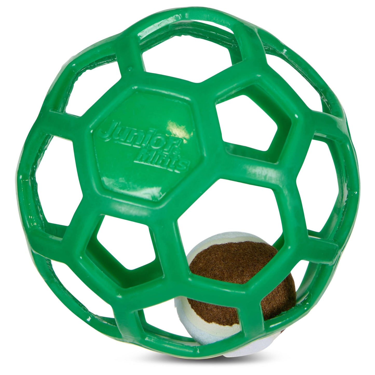 Tootsie Roll Sniff n’ Seek Squeaky Ball Dog Toy – Candy Scented Chew Ball for Dogs – Interactive Scent and Sound Enrichment Toy, Junior Mints, Double Bubble & Dots Designs