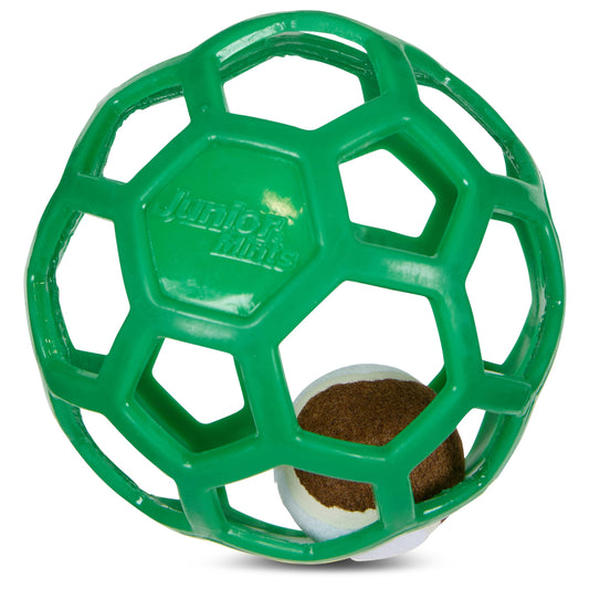 Tootsie Roll Sniff n’ Seek Squeaky Ball Dog Toy – Candy Scented Chew Ball for Dogs – Interactive Scent and Sound Enrichment Toy, Junior Mints, Double Bubble & Dots Designs