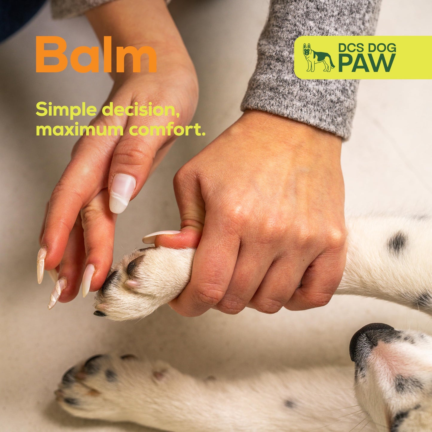 DCS DOG PAW Skin Balm Soothing | Organic, Soothing Treatment for Your Dog's Skin | for Treating hot Spots, Cuts, Rashes, Burns, Surgical Wounds, Mange, Skin infections | 2 oz
