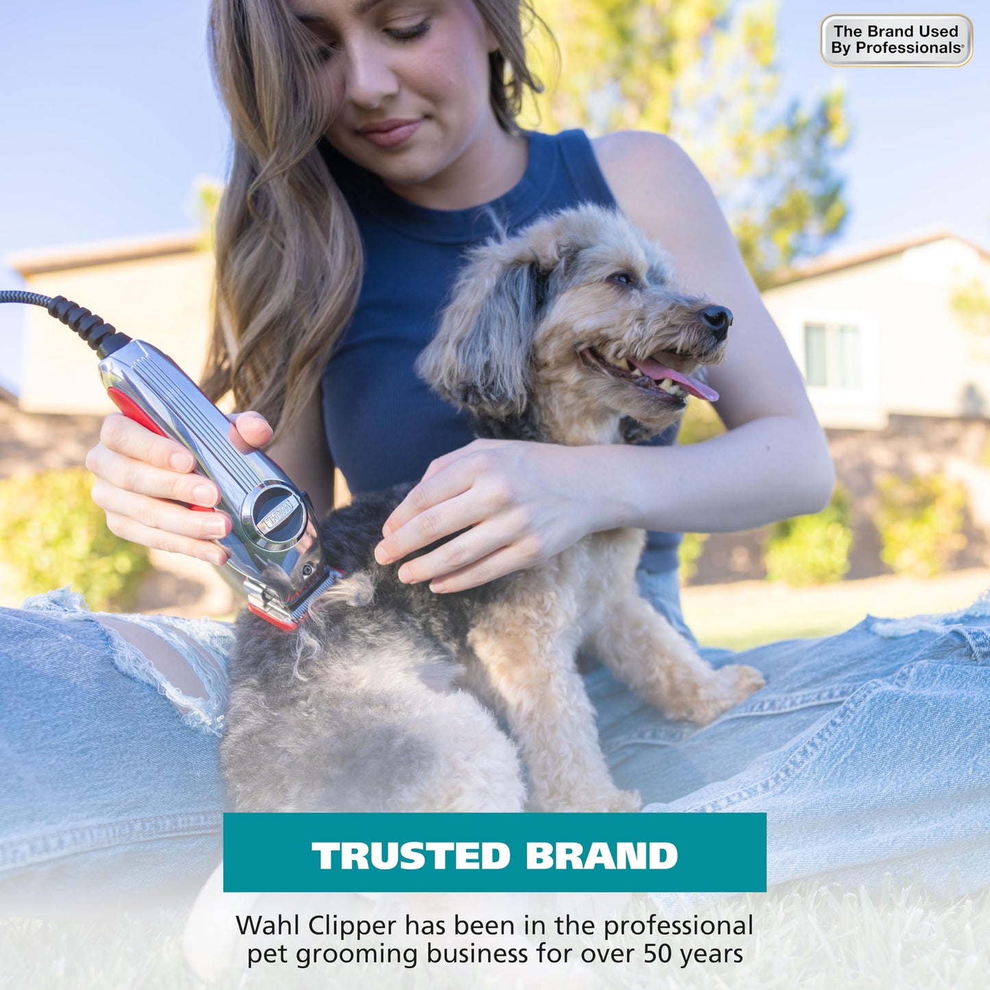 Wahl USA Extra Gentle Hypoallergenic Dog Shampoo – Plant Based for Sensitive Skin - pH Balanced, Alcohol Free, Paraben Free, PEG-80 Free Formula - Fragrance and Dye Free, 24 Oz – Model 3025811