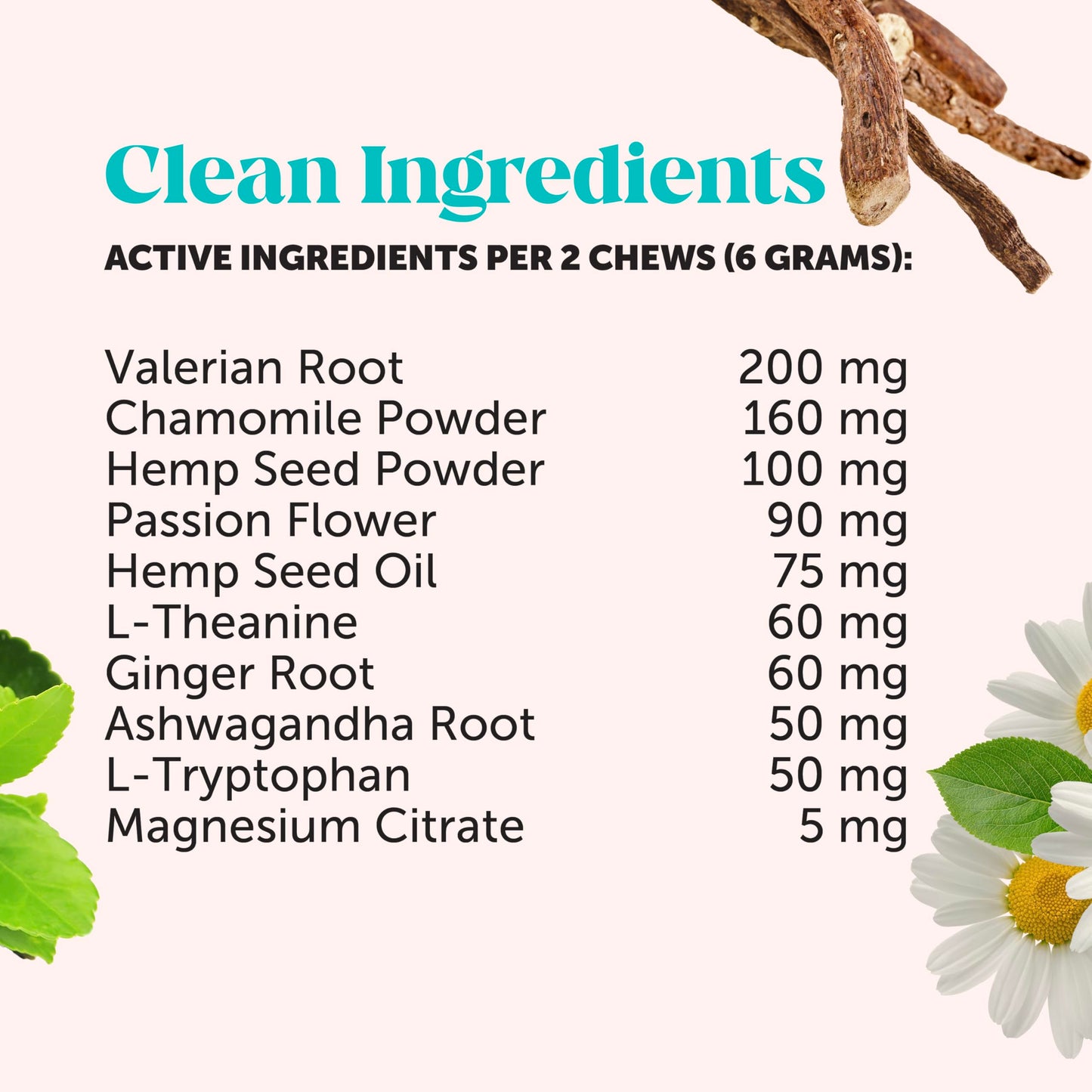 Natural Hemp Calming Chews for Dogs - Dog Anxiety Relief - Calming Aid Supplement with Valerian Root, Chamomile, + Magnesium - Stress, Separation & Thunder Support - (Beef Liver, 90 Count)