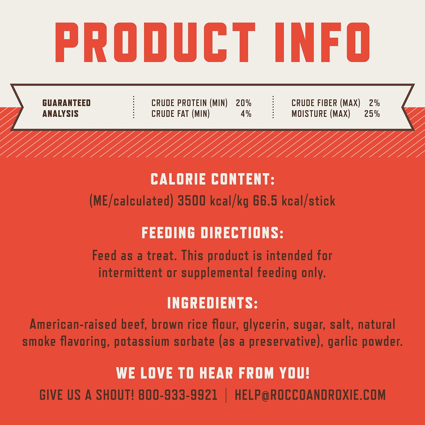 Rocco & Roxie Beef and Chicken Jerky Sticks Treats for Dogs Bundle