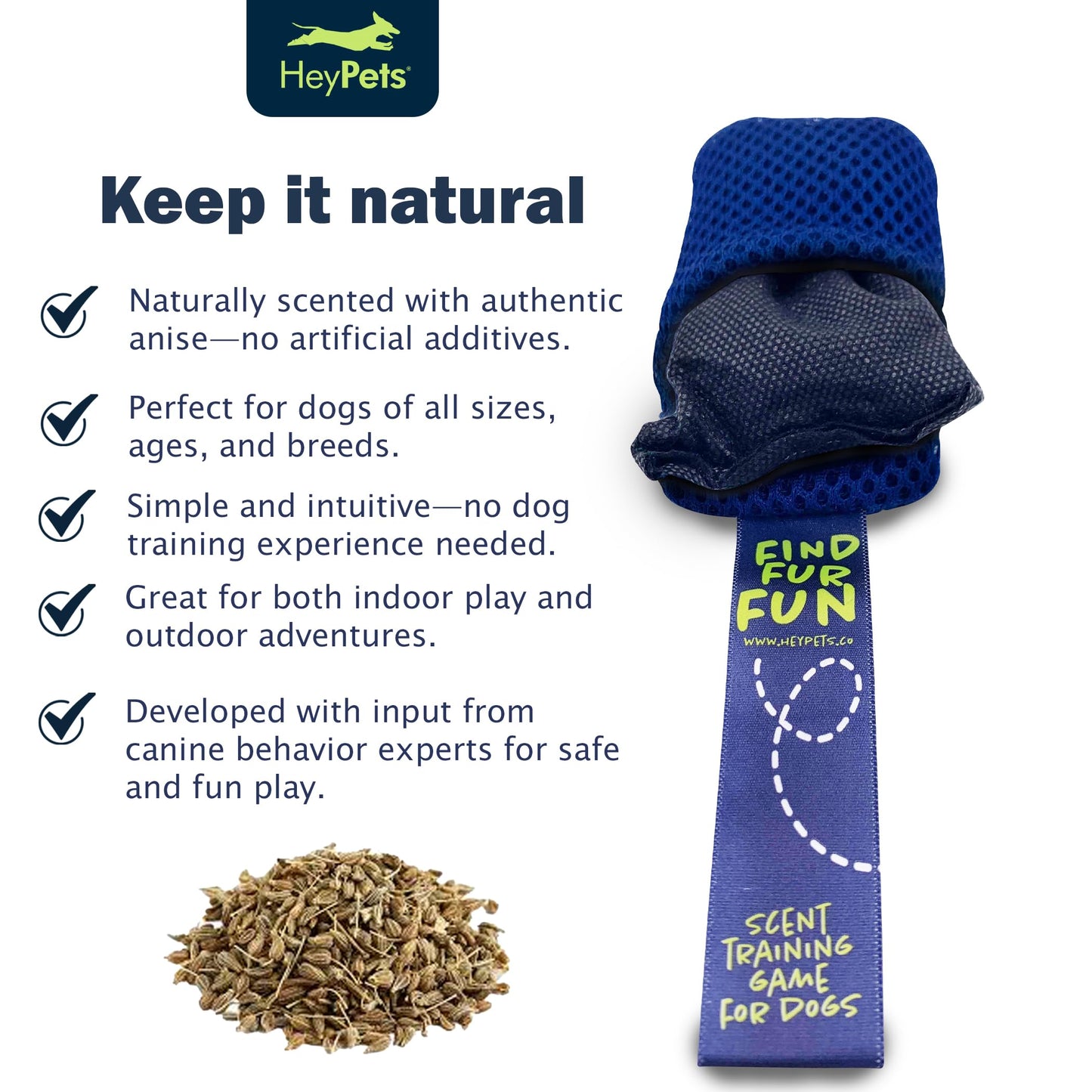 HeyPets Find Fur Fun Scent Training Game for Dogs | Brain Games for Dogs, Mental Stimulation for Dogs, Games for Dogs, Scent Training for Dogs, Brain Training for Dogs, Dog Training Games