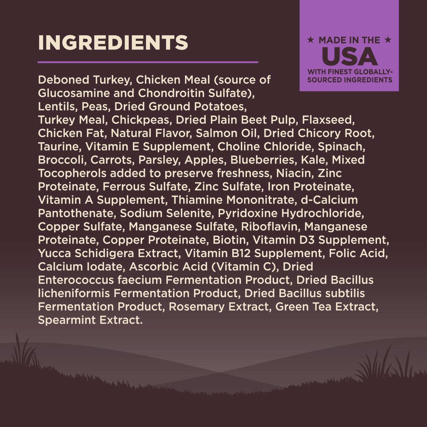 Wellness CORE Grain-Free Senior Dry Dog Food, Made in USA with Real Turkey and Natural Ingredients, With Nutrients for Immune, Joint, Skin & Coat Support, 24-Pound Bag