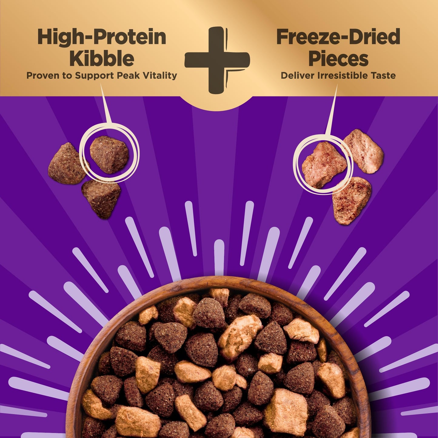 Wellness CORE+ (Formerly RawRev) Natural Grain Free Dry Dog Food, Wild Game Duck, Wild Boar & Rabbit with Freeze Dried Lamb, 4-Pound Bag