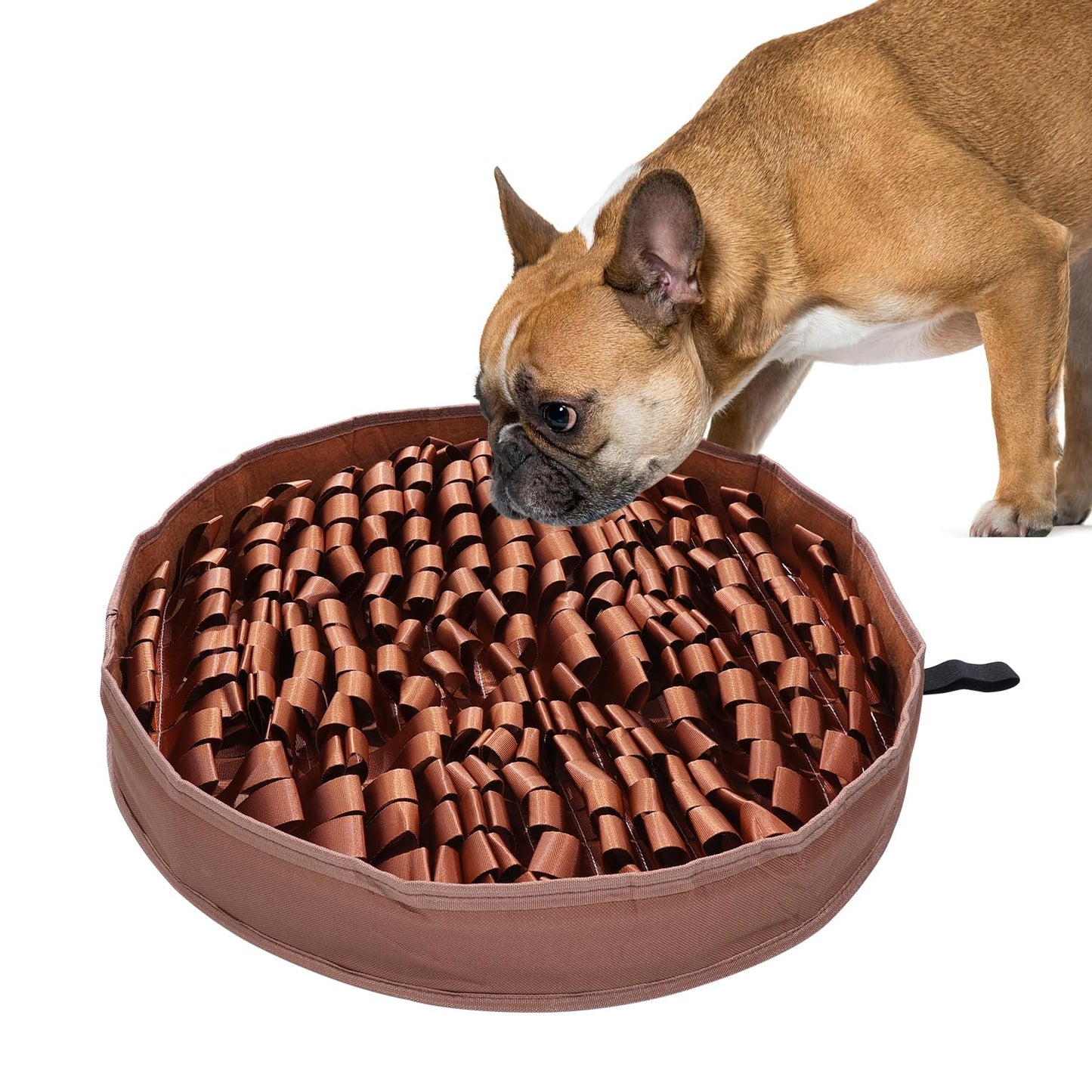 KeeKit Snuffle Mat for Dogs, 25x25 Inch Slow Feeder Mat, Interactive Feeding Game for Small & Medium Dogs - Encourages Natural Foraging, Mental Stimulation - Non-Slip Durable Design for Kibble/Treats