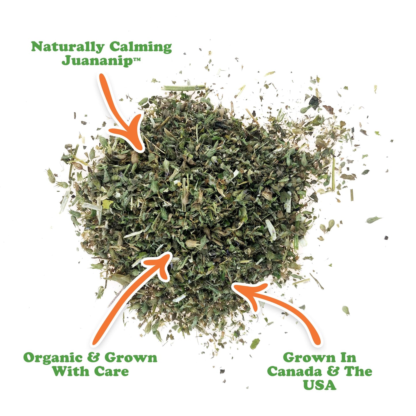 Doggijuana Juananip™ Refill Jar | Hand Harvested Organic Ground Catnip for Dogs | Naturally Calming for Anxiety, Stress | Grown in The USA