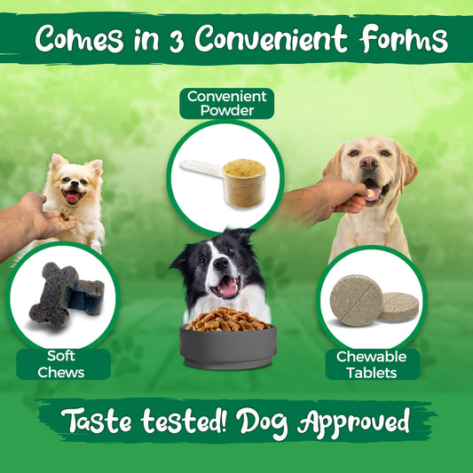 Glucosamine for Dogs, Joint Supplement for Dogs with Chondroitin, MSM, Omega-3, Turmeric and Vitamins for Pain Relief, Dog Joint Supplement with Calcium and Phosphorus for Bone Health, 120 Soft Chews