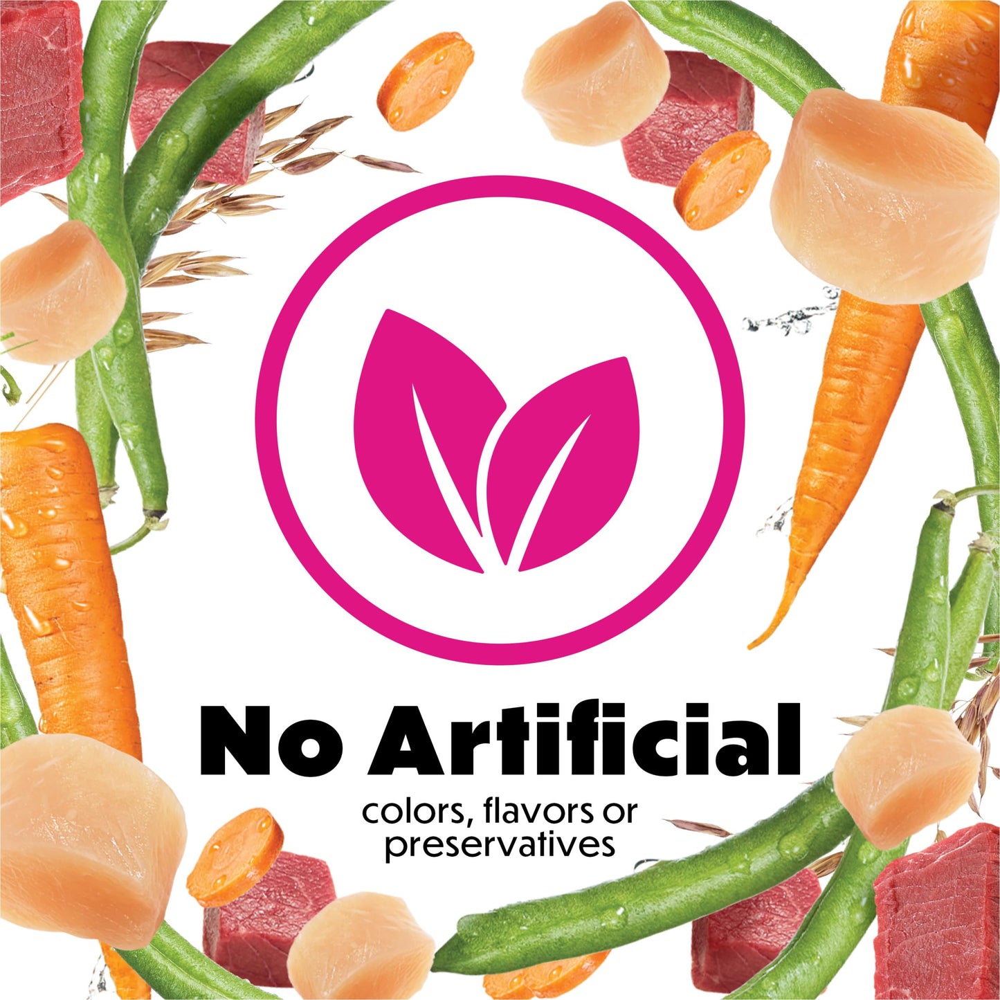 Purina Beneful Dog Food Freshly Prepared Meals Beef and Chicken Medley with Green Beans, Carrots and Wild Rice - (Pack of 8) 10 oz. Tubs