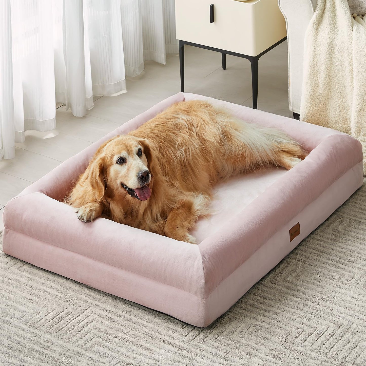 BFPETHOME Dog Beds for Small Dogs, Washable Dog Bed with Sides, Orthopedic Small Sized Soft Mats with Removable Cover & Waterproof Pet Mat for Pet