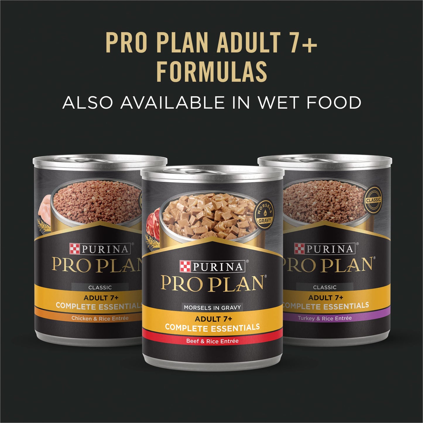 Purina Pro Plan Sensitive Skin and Stomach Dry Dog Food Senior Adult 7 Plus Salmon and Rice Formula - 4 lb. Bag
